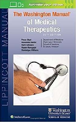 The Washington Manual of Medicine Therapeutics 