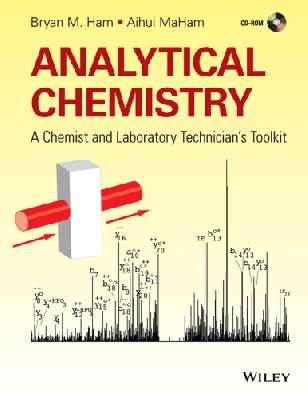 Analytical Chemistry: A Chemist and Laboratory Technician's Toolkit