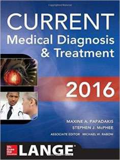 CURRENT Medical Diagnosis and Treatment 2016 2Vol