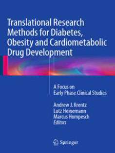 Translational Research Methods for Diabetes, Obesity and Cardiometabolic Drug Development