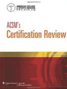 ACSM's Certification Review