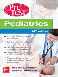 Pediatrics PreTest Self-Assessment And Review