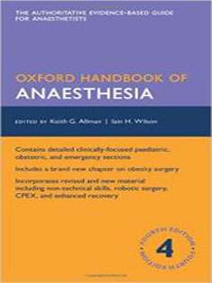 Oxford Handbook of Anaesthesia