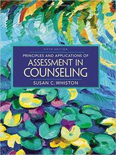 Principles and Applications of Assessment in Counseling