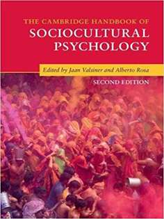 The Cambridge Handbook of Sociocultural Psychology (Cambridge Handbooks in Psychology)