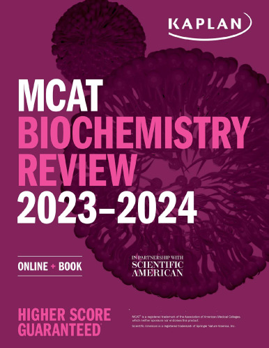 MCAT Biochemistry Review 2023-2024